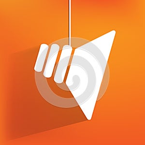 Speaker icon, flat design