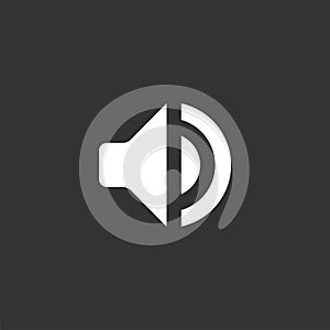 Speaker Icon Logo Template Illustration Design. Vector EPS 10