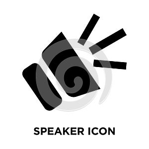 Speaker icon vector isolated on white background, logo concept o