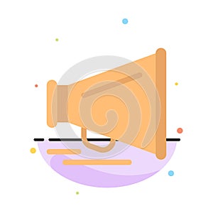 Speaker, Laud, Motivation Abstract Flat Color Icon Template photo