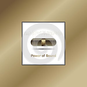 Speaker power of sound