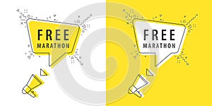 Speaker and tag free marathon