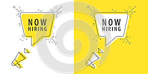 Speaker and tag now hiring