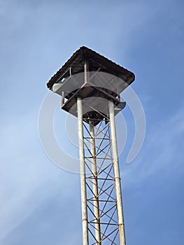 speaker tower in the sky