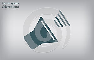 Vector illustration, gray background