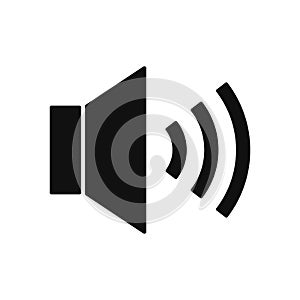 Speaker vector icon, volume symbol in modern design style for web site and mobile app