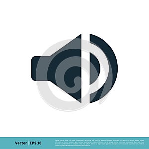 Speaker Volume Icon Vector Logo Template Illustration Design. Vector EPS 10