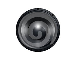 Speaker on white background