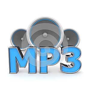 Speakers MP3 - Blue