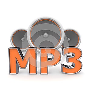 Speakers MP3 - Orange