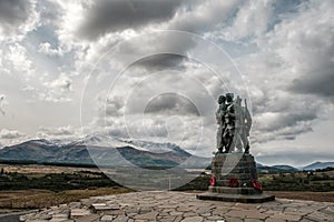 Commando Memorial at Spean Bridge in Scotland