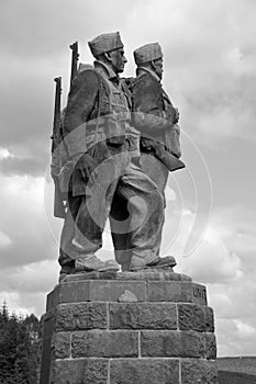 Commando Memorial in the Scottish Highlands