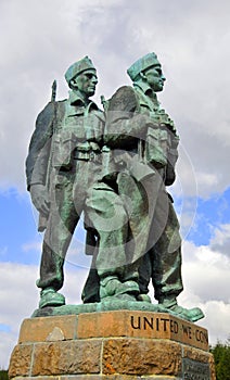 Commando Memorial in the Scottish Highlands