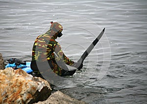 Spear Fisherman Mission Bay