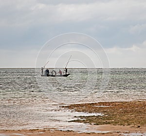 Spear Fishing in Mombassa, Kenya