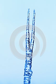 Spear from ice