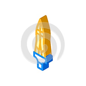 spear of longinus isometric icon vector illustration