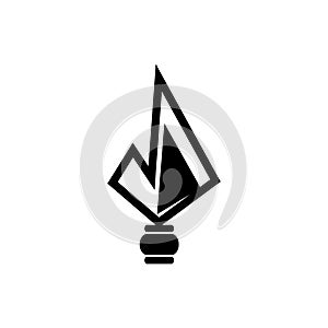 Spear  illustration icon symbol