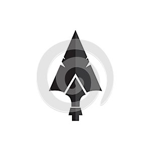 Spear  illustration icon symbol