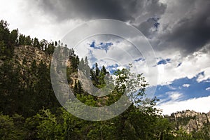 Spearfish Canyon in Summer, South Dakota