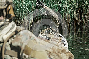 Spec ops in the military kayak