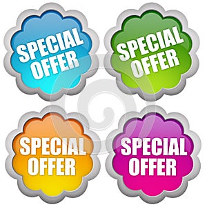 Specail offer sticker