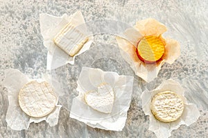 Speciaity cheese from Normandy in France.