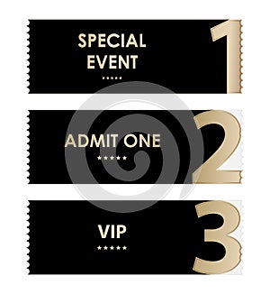 Special admit one ticket