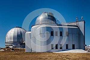 A special astrophysical observatory against the background blue sky