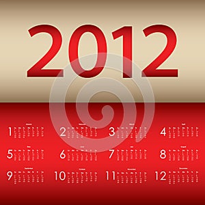 Special calendar 2012