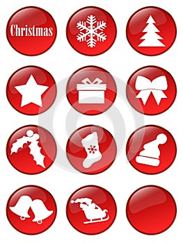 Special Christmas holiday buttons