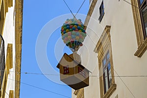 Special city decorations in the town of Gallipoli, province of Lecce, Puglia, Italy