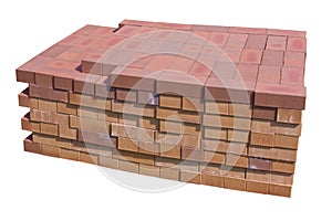 Special clay bricks for fireplaces