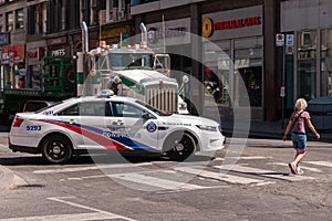 Special constable car side view