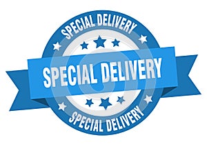 special delivery ribbon sign