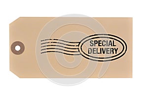 Special Delivery tag.