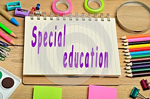 Special education words