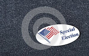 Special Election Sticker