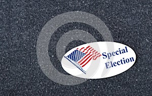 Special Election Sticker photo