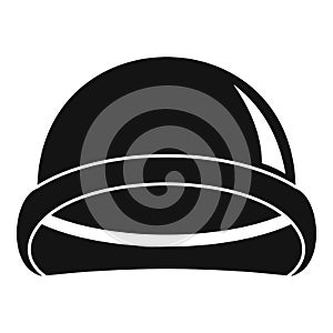 Special force helmet icon, simple style