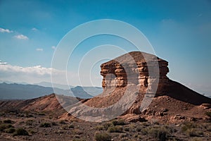 Special formation of a Rock in the Lake Mead National Park