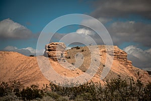 Special formation of a Rock in the Lake Mead National Park