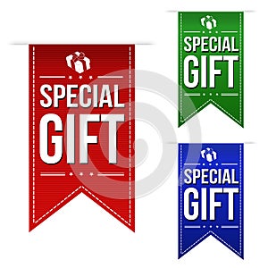 Special gift banner design set