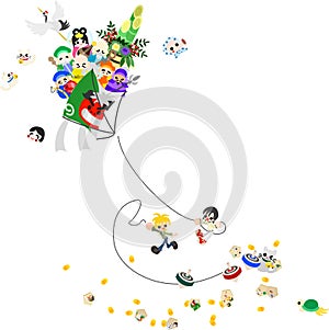 The special kite and top