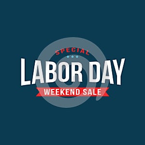 Special Labor Day Weekend Sale Text Treatment