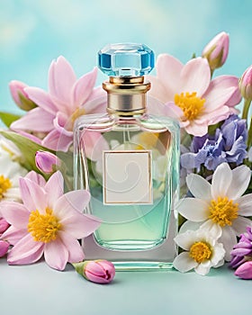 Special Moments with the Loving Flower Bouquet and Luxurious Perfume Bottle.
