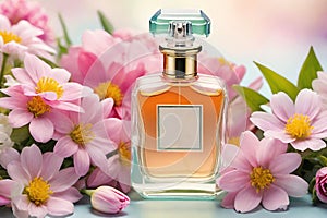 Special Moments with the Loving Flower Bouquet and Luxurious Perfume Bottle.