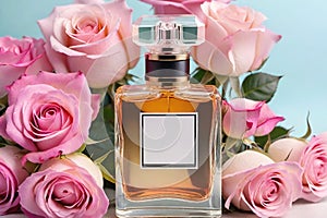 Special Moments with the Loving Rose Bouquet and Luxurious Perfume Bottle.