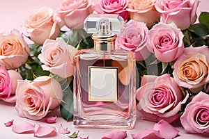 Special Moments with the Loving Rose Bouquet and Luxurious Perfume Bottle.