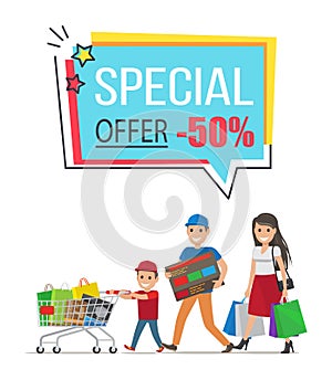 Special Offer with 50 Off Promotional Poster